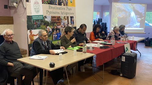 Catherine Lupion, sous-préfète de Saint-Girons, a assisté au Comité syndical du mardi 11 février à Cadarcet.