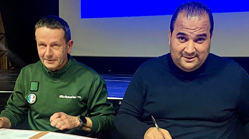 Stéphane Villarubias, directeur de l'Agence territoriale Ariège-Aude-Pyrénées Orientales de l'ONF, et Kamel Chibli, président du SMPNR, ont signé une nouvelle convention de partenariat SMPNR-ONF.