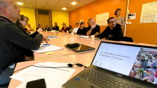 Fin novembre, une première réunion du Club des cuisiniers s'est tenue à Montels, au siège du Parc naturel régional des Pyrénées Ariégeoises.