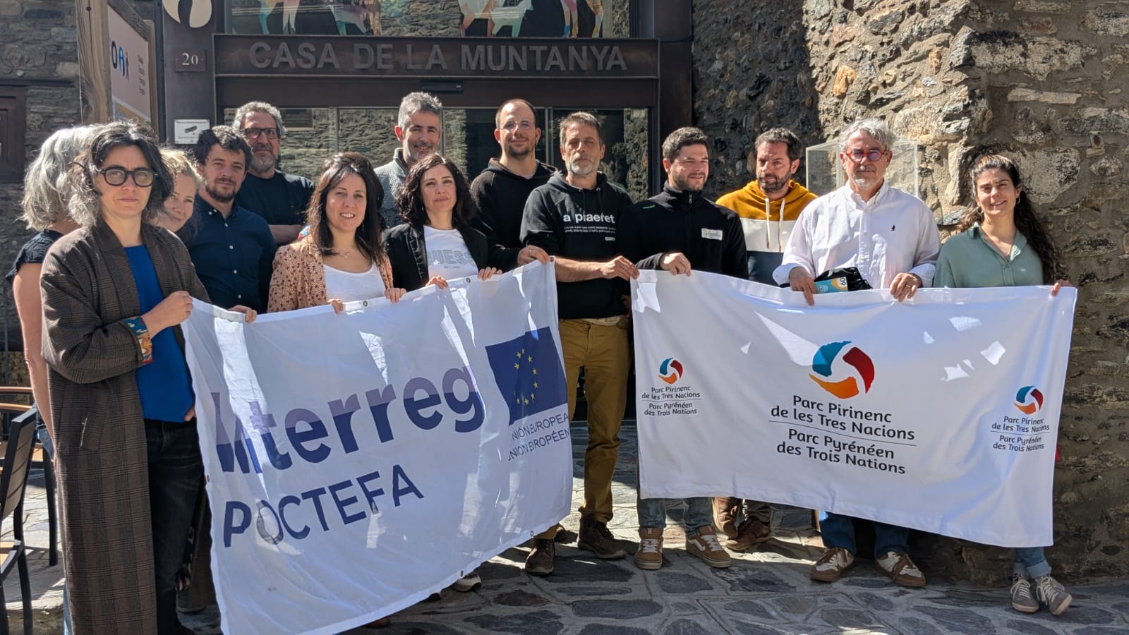 Les partenaires espagnols, andorrans et français réunis à Ordino.